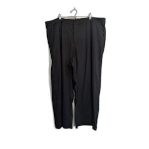 Ava & Viv Women's No-Gap Waistband Wide Leg Pants Black Size 26